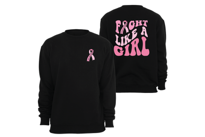 Fight Like A Girl Adult Sweatshirt