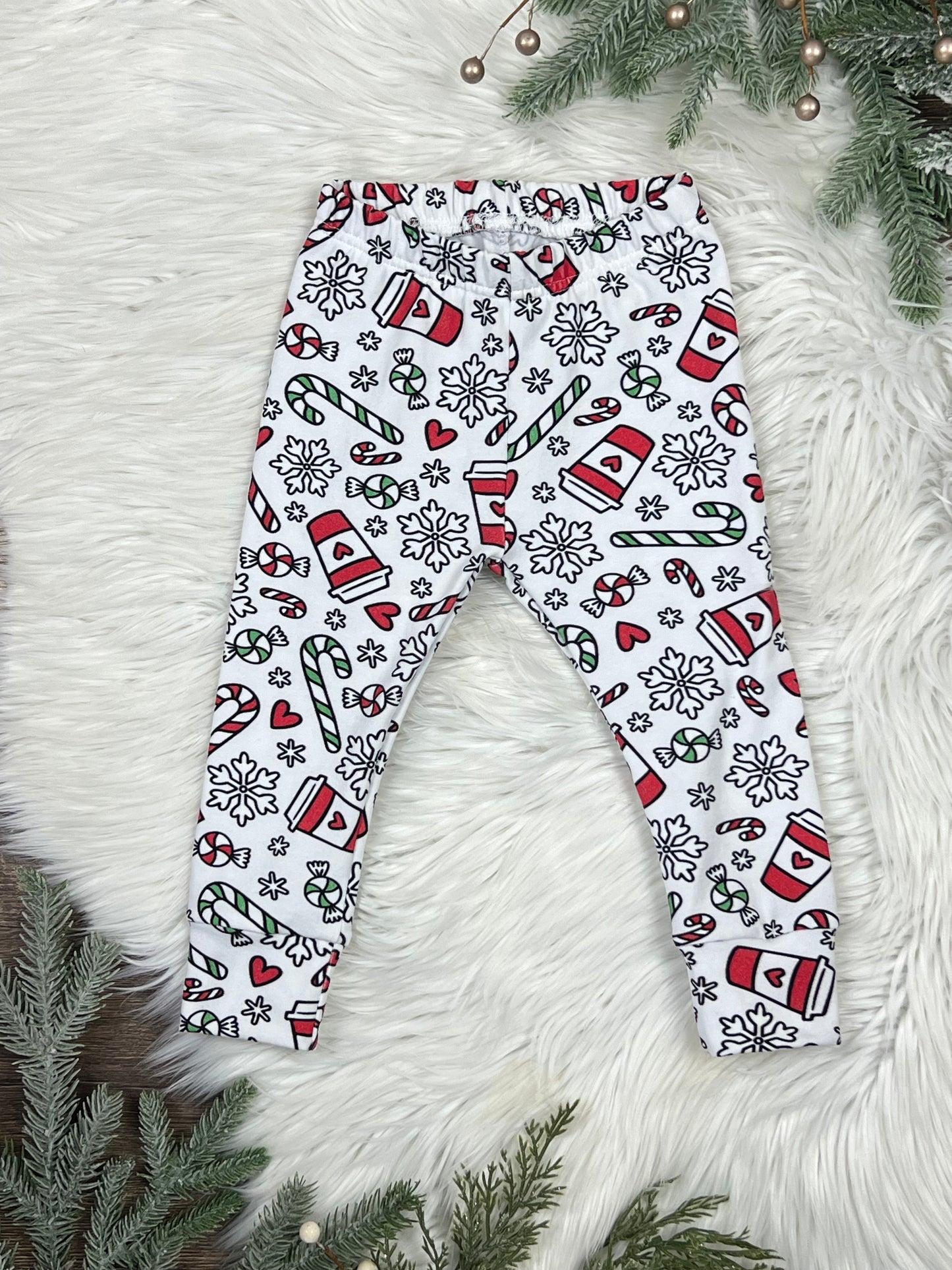 Christmas Doodle Leggings